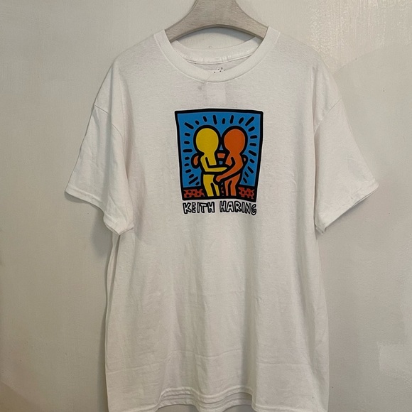 Keith Haring T-Shirt Best Buddies Large New With Tags - Picture 3 of 7